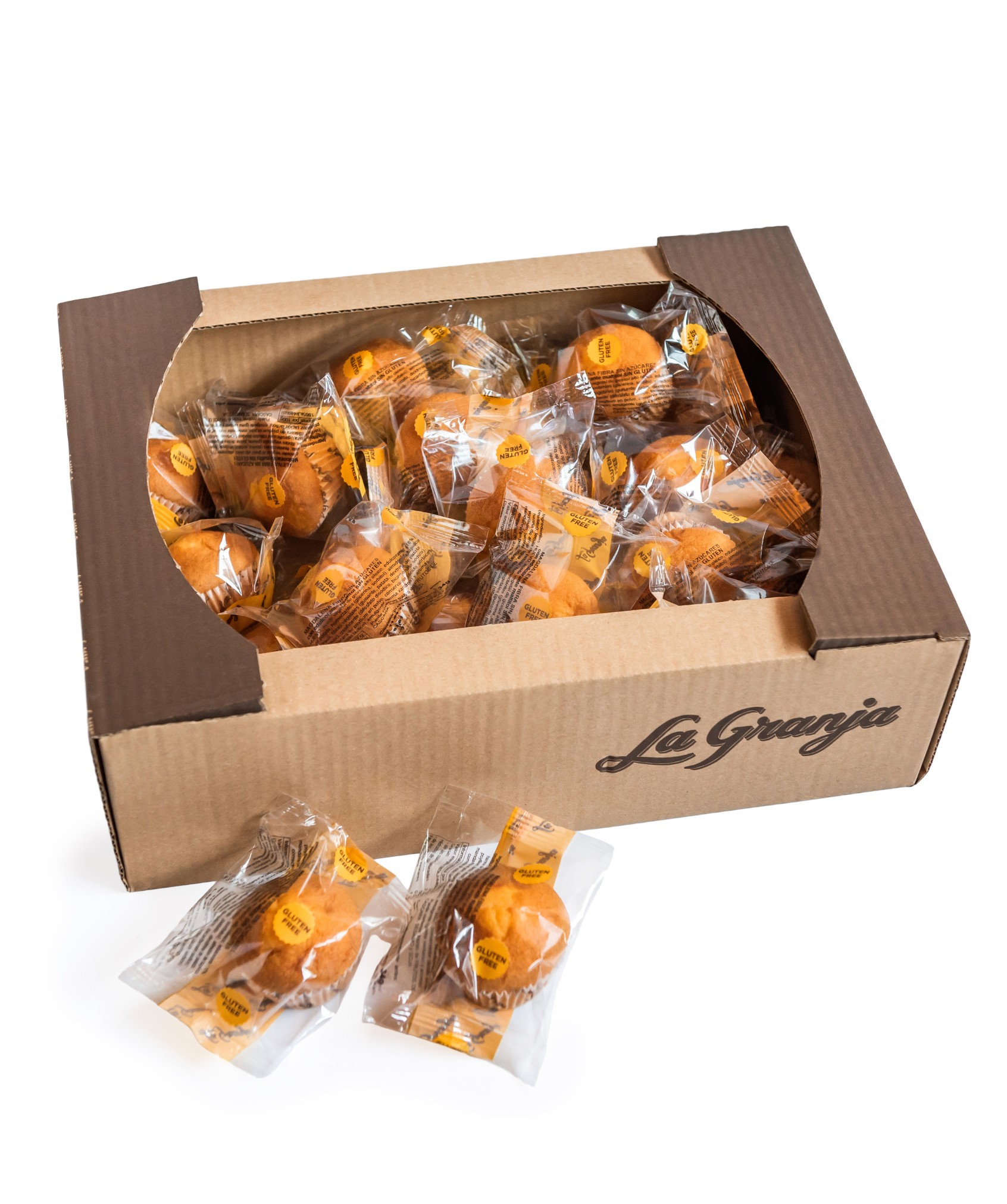 Case 1,5kg of Sugar, gluten and lactose free fibre fairy cakes with maltitol sweetener