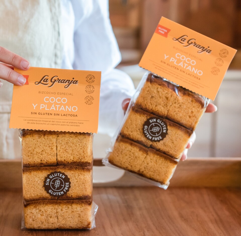 Pa de pessic tradicional plàtan i coco sense gluten i sense lactosa 350 gr. Pa de pessic tradicional plàtan i coco sense gluten i sense lactosa 350 gr.