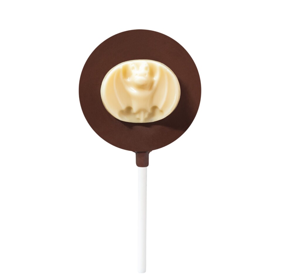 Piruleta de Chocolate Murciélago Halloween Piruleta de Chocolate Murciélago Halloween