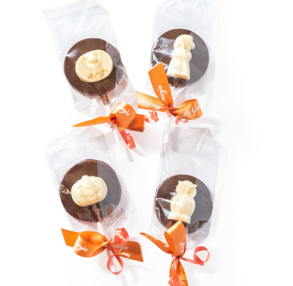 Piruleta de Chocolate Murciélago Halloween Piruleta de Chocolate Murciélago Halloween