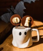 Piruleta de Chocolate Murciélago Halloween Piruleta de Chocolate Murciélago Halloween