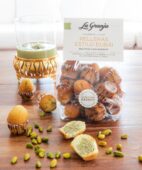 Mini madeleine au pistache style Dubaï