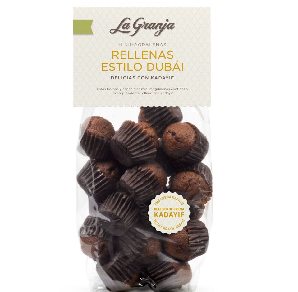 Mini-madeleines bonbon style Dubaï