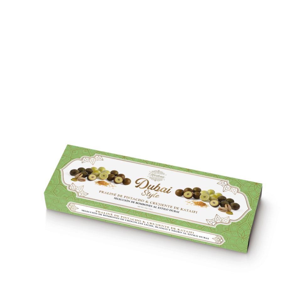 Assorted box of Dubai style chocolate bonbons Assorted box of Dubai style chocolate bonbons