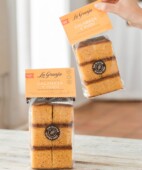 Gâteau génoise spécial à la citrouille et au yuzu, sans gluten et sans lactose 350 g.