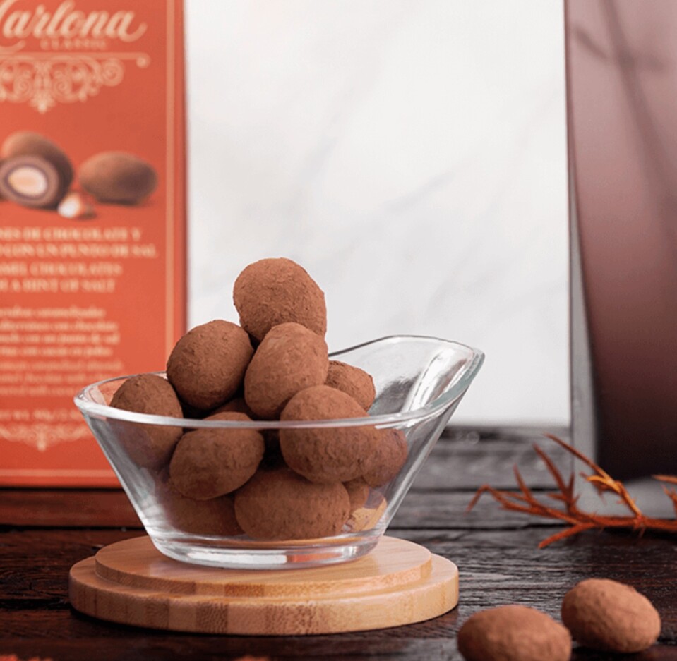 Chocolats au caramel avec une touche de sel
