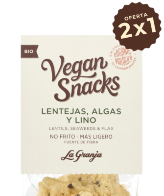 Vegan snacks lenteja