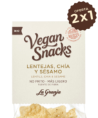 Vegan lentil snacks