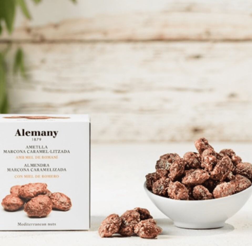 Amandes Marconas caramélisées Amandes Marconas caramélisées