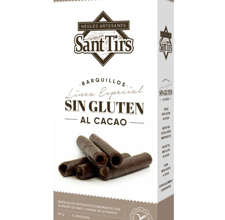 Pastilles de cacao sans gluten de Sant Tirs