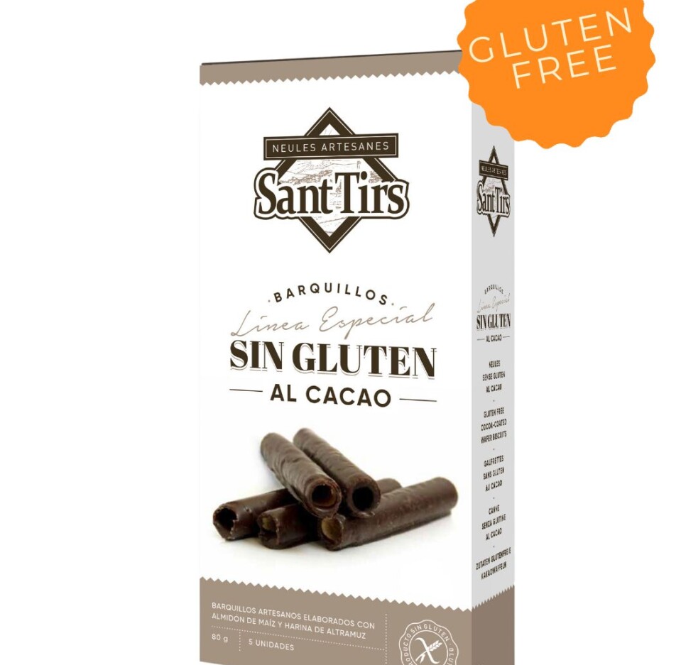 Pastilles de cacao sans gluten de Sant Tirs
