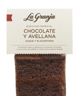 Special chocolate and hazelnut sponge cake