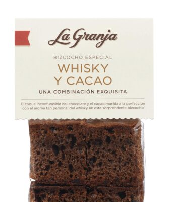 Special Whisky and cocoa sponge cake
