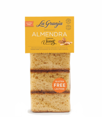 Gluten free & lactose free sponge cake with Vicens Almond 350 g.