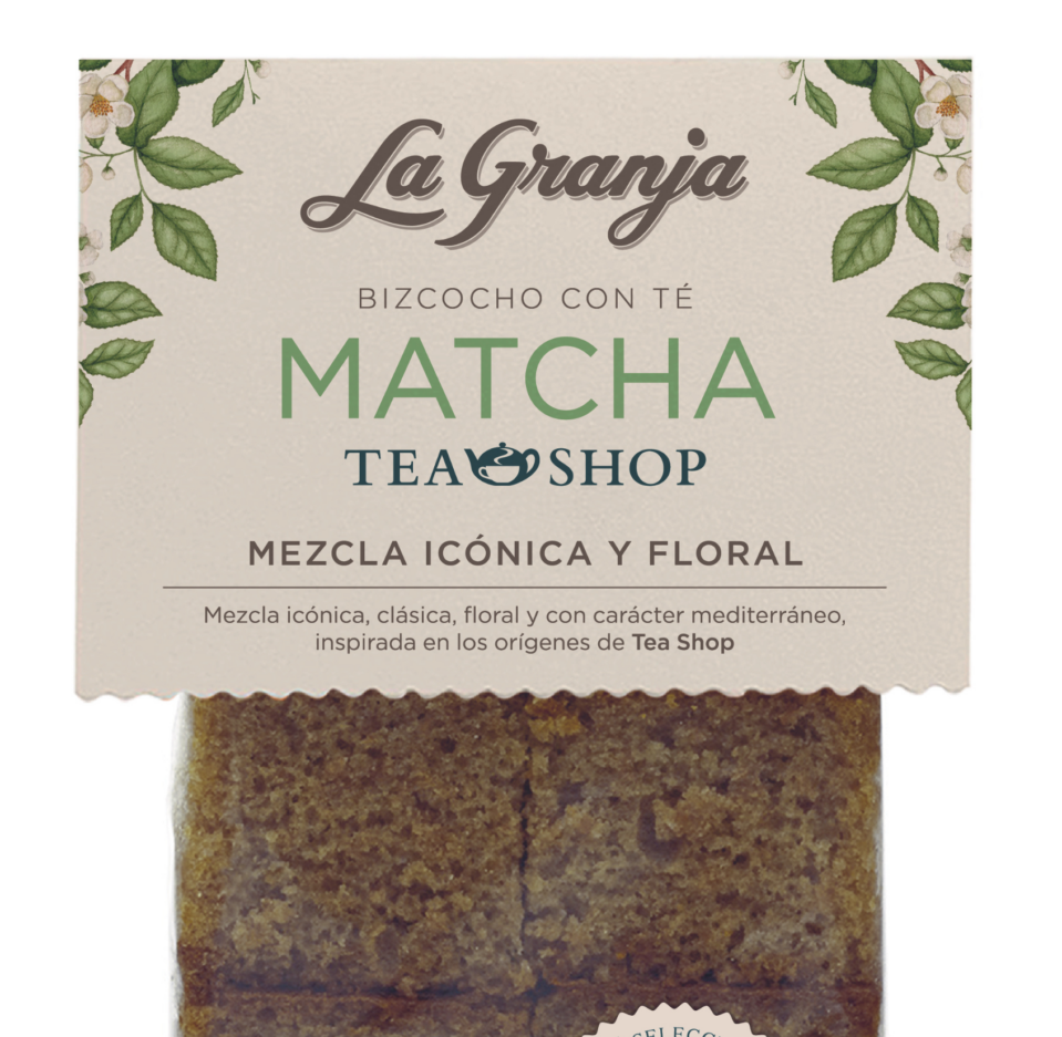 Matcha tea sponge cake by Tea Shop