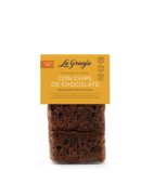 Gâteau au cacao avec des pépites de chocolat sans gluten et sans lactose 350 g.