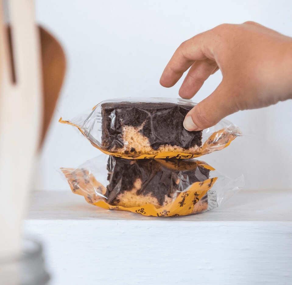 Boîte traditionnelle de gâteau en marbre sans gluten et lactose 30 pièces
