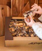 Boîte traditionnelle de gâteau en marbre sans gluten et lactose 30 pièces