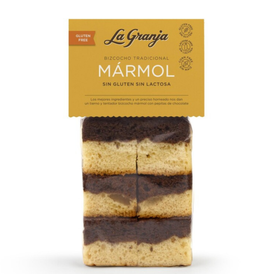 Gâteau marbré traditionnel sans gluten ni lactose 230 g.