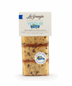 La Fageda traditional yogurt sponge cake with chocolate chips