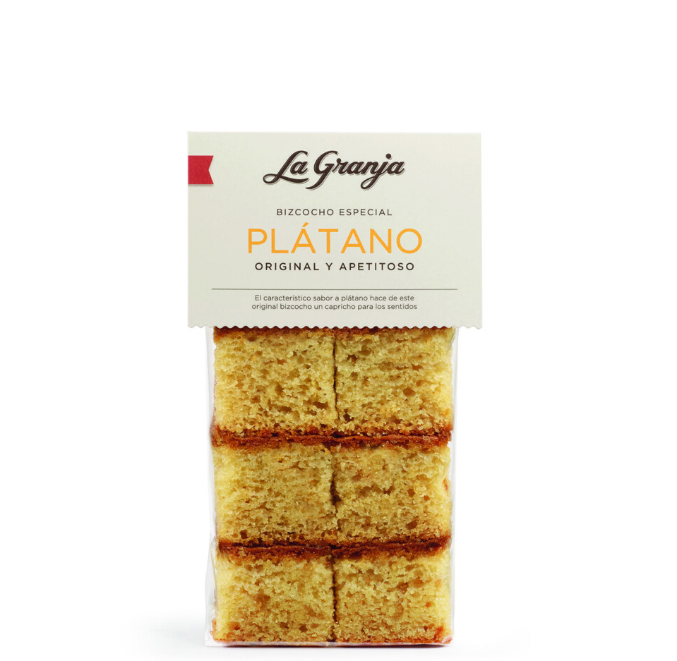 Banana sponge cake