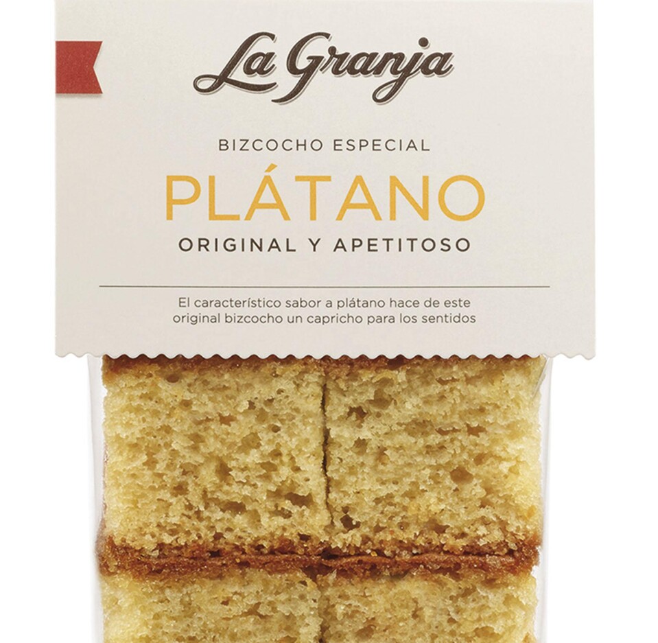 Banana sponge cake