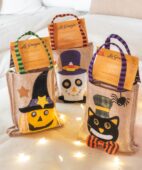 Halloween Witch Gift Bag with Marble Sponge Cake Halloween Witch Gift Bag with Marble Sponge Cake