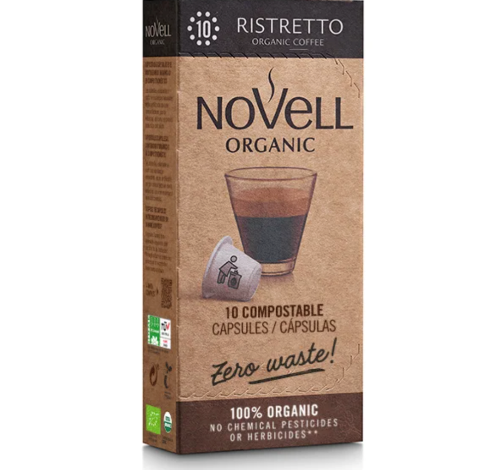 Novell Ristretto Zero Waste Coffee Capsules Novell Ristretto Zero Waste Coffee Capsules