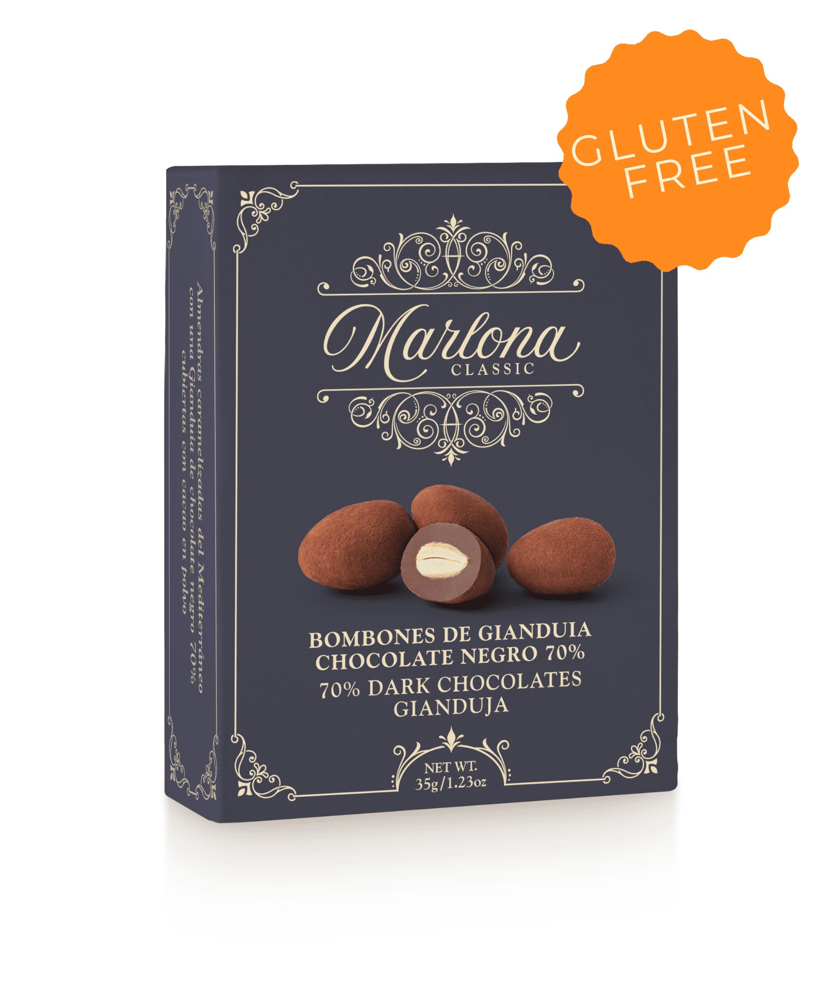 Gianduia dark chocolate 70% bonbons
