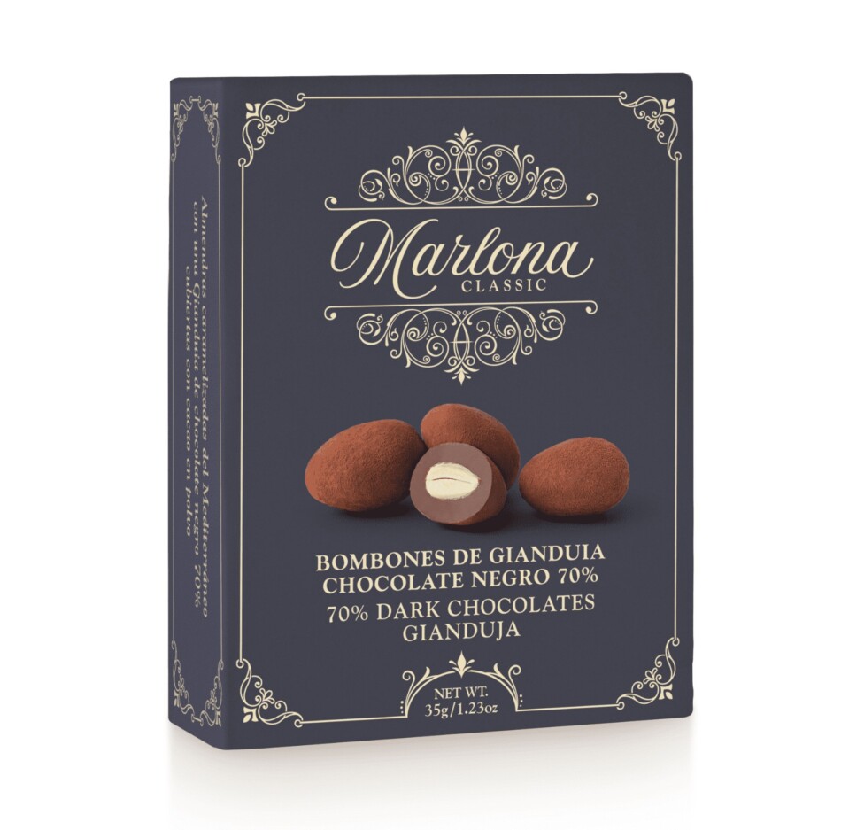 Chocolats Gianduia chocolat noir 70 %