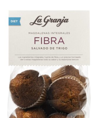 Whole grain fiber fairy cakes