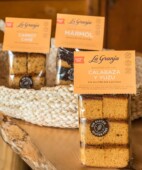 Gâteau génoise spécial à la citrouille et au yuzu, sans gluten et sans lactose 350 g.