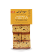 Pa de pessic taronja i xips sense sucres, sense gluten i sense lactosa 350 g.