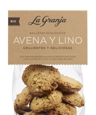 Biscuits bio à l’avoine et au lin