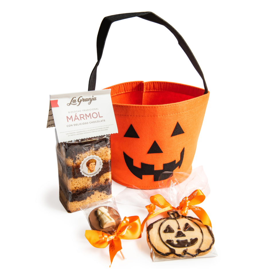 Lote Tradicional de Halloween Calabaza
