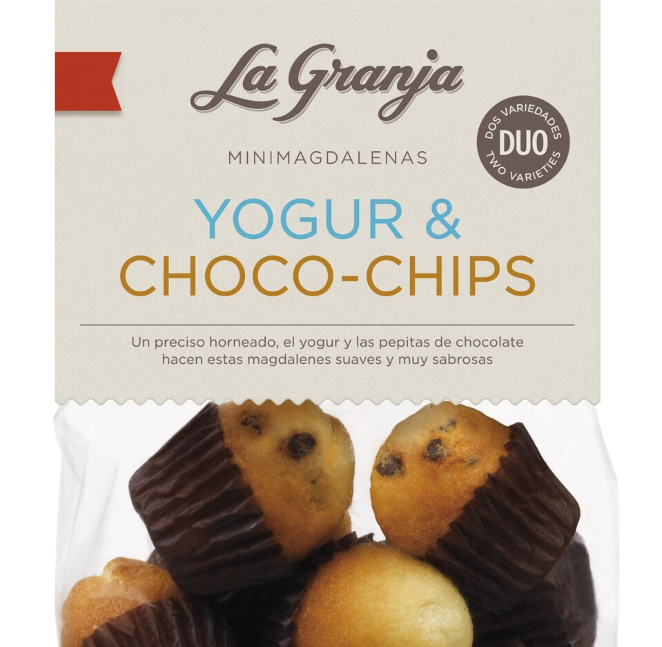 Mini-muffins en duo yaourt et chips de chocolat