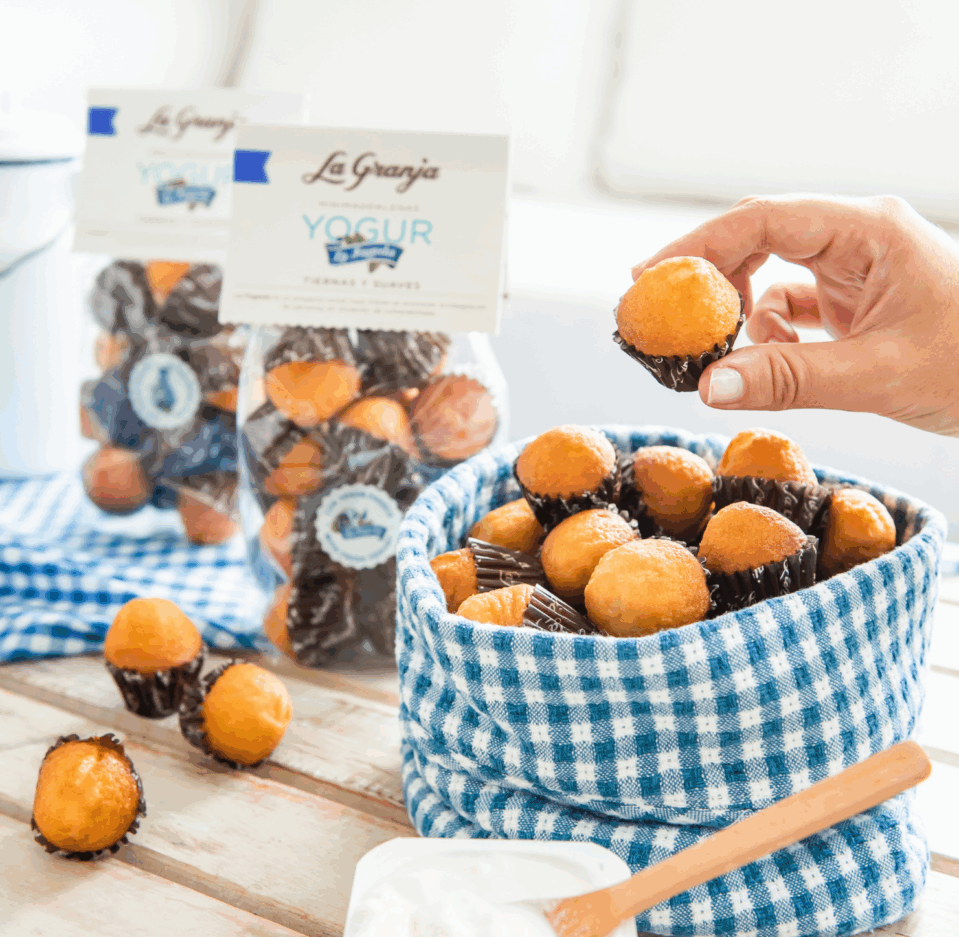 Mini muffins au yaourt La Fageda Mini muffins au yaourt La Fageda