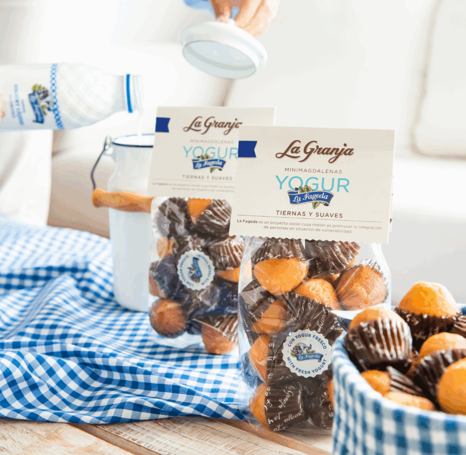 Mini muffins au yaourt La Fageda Mini muffins au yaourt La Fageda