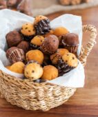 Mini magdalenas choco chips sin gluten y sin lactosa