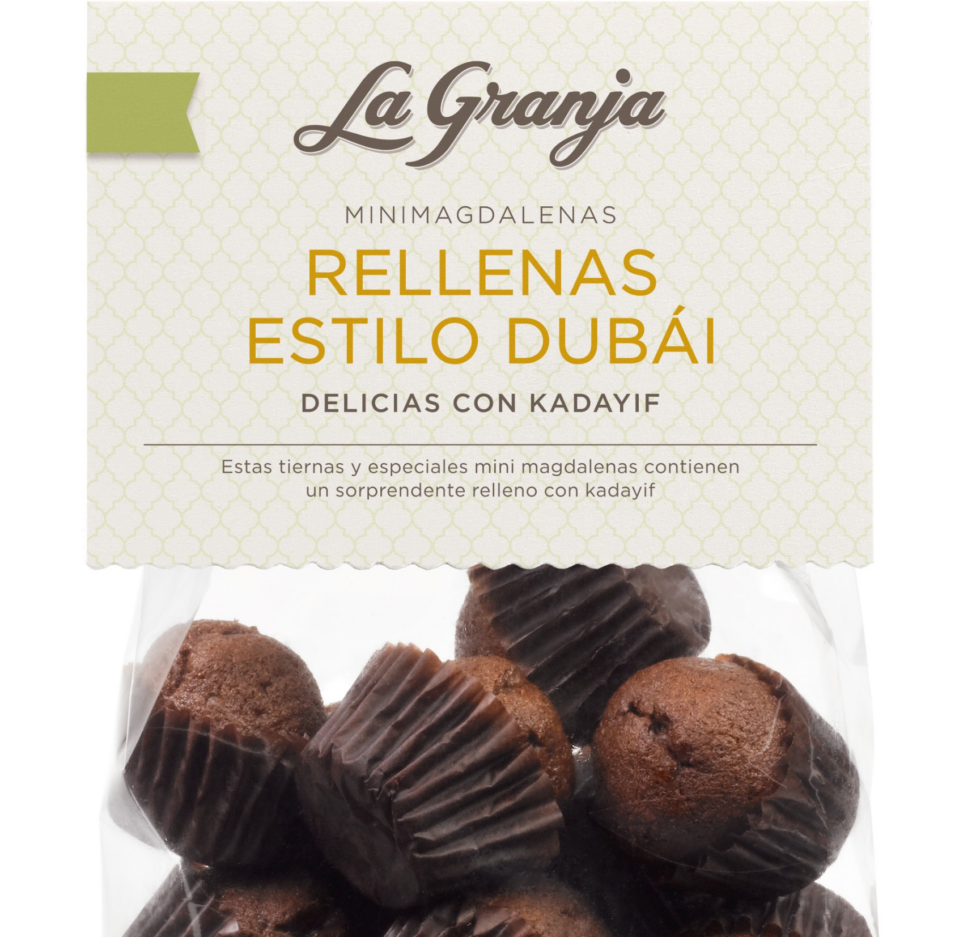 Mini-madeleines bonbon style Dubaï