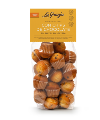 Mini magdalenas originales sin gluten y sin lactosa