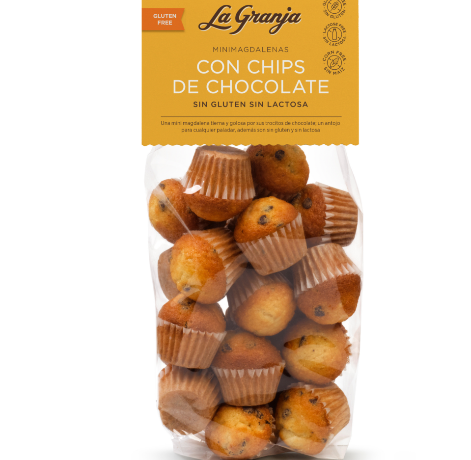 Mini-magdalenes originals sense gluten i sense lactosa