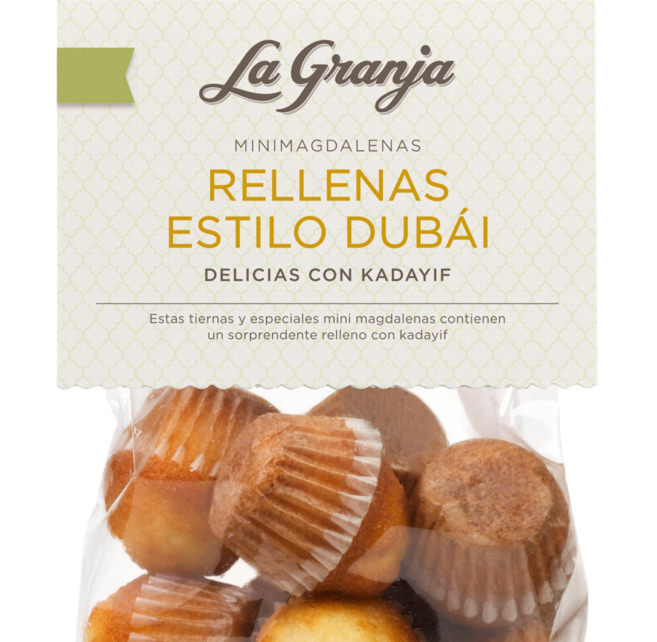 Mini-madeleines bonbon style Dubaï