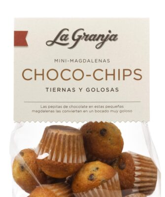 Mini magdalenas choco chips