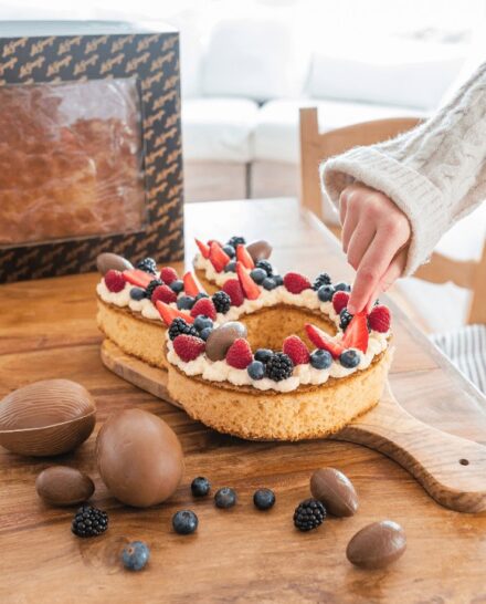 Plaque traditionnelle de gâteau éponge 1,8 kg