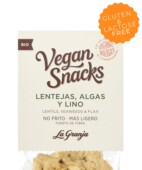 Vegan snacks llentia, algues i lli Vegan snacks llentia, algues i lli