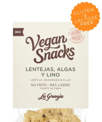 Vegan snacks llentia, algues i lli Vegan snacks llentia, algues i lli