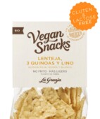 Vegan Snacks lentilles, 3 quinoas et lin Vegan Snacks lentilles, 3 quinoas et lin