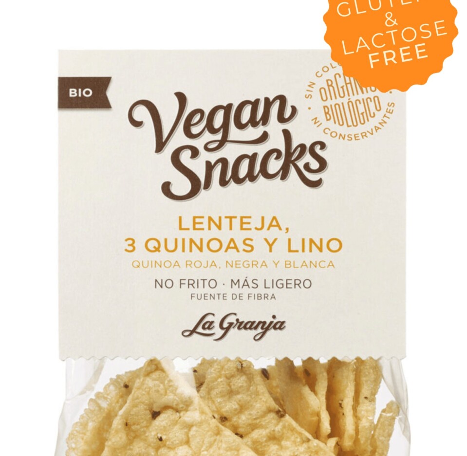 Vegan Snacks lentilles, 3 quinoas et lin Vegan Snacks lentilles, 3 quinoas et lin