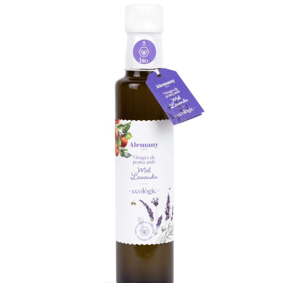 Vinagre de poma ecològic amb mel de lavanda Vinagre de poma ecològic amb mel de lavanda